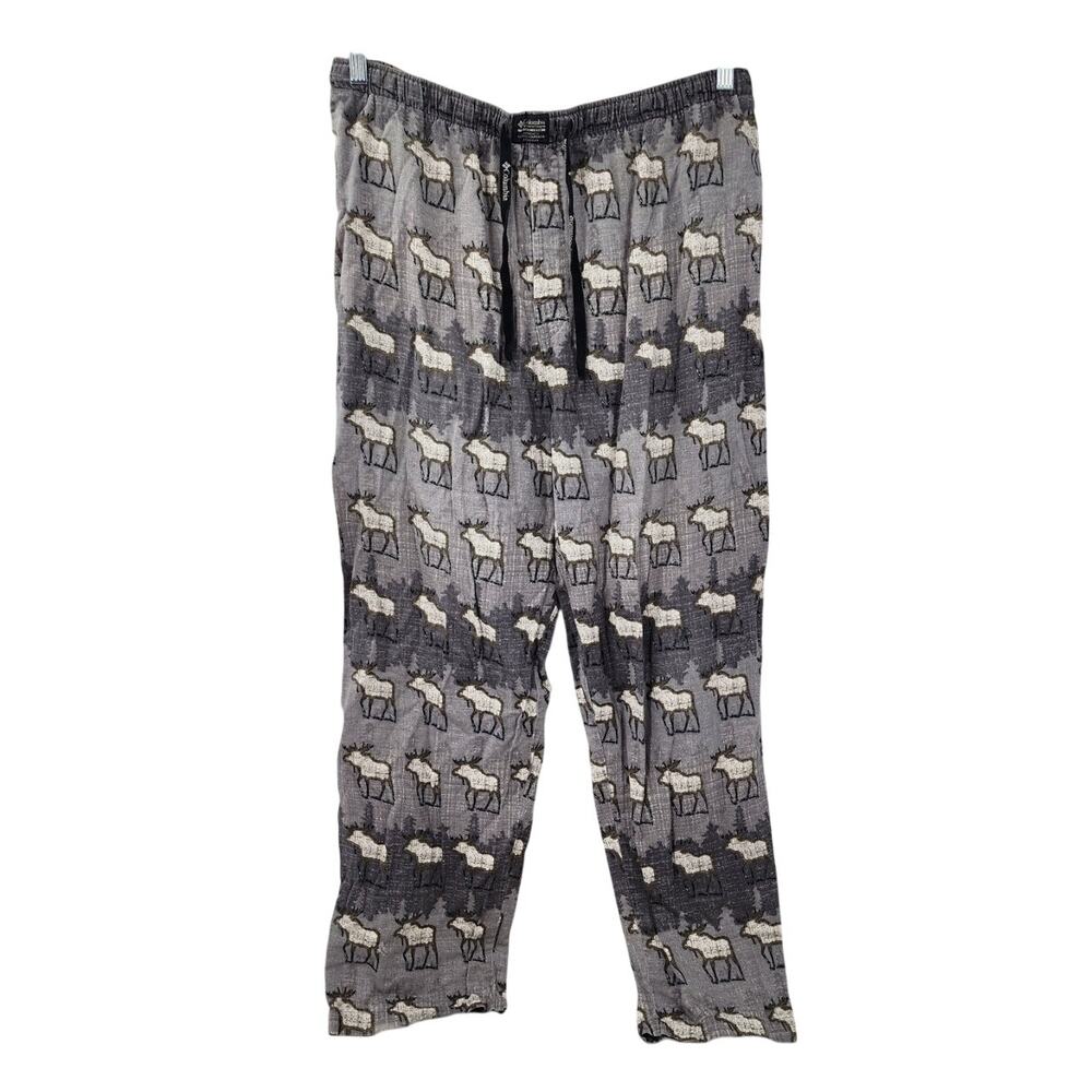 COLUMBIA Drawstring Elastic Waist Pajama Pants Womens Size Large L